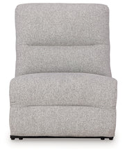 Acklen Place Pewter 6-Piece Power Reclining Sectional and Power Recliner from Ashley - Lara Furniture