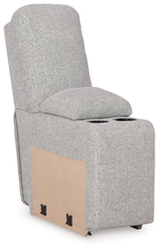 Acklen Place Pewter 6-Piece Power Reclining Sectional and Power Recliner from Ashley - Lara Furniture