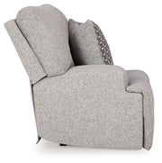 Acklen Place Pewter 6-Piece Power Reclining Sectional and Power Recliner from Ashley - Lara Furniture