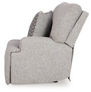 Acklen Place Pewter 6-Piece Power Reclining Sectional and Power Recliner from Ashley - Lara Furniture