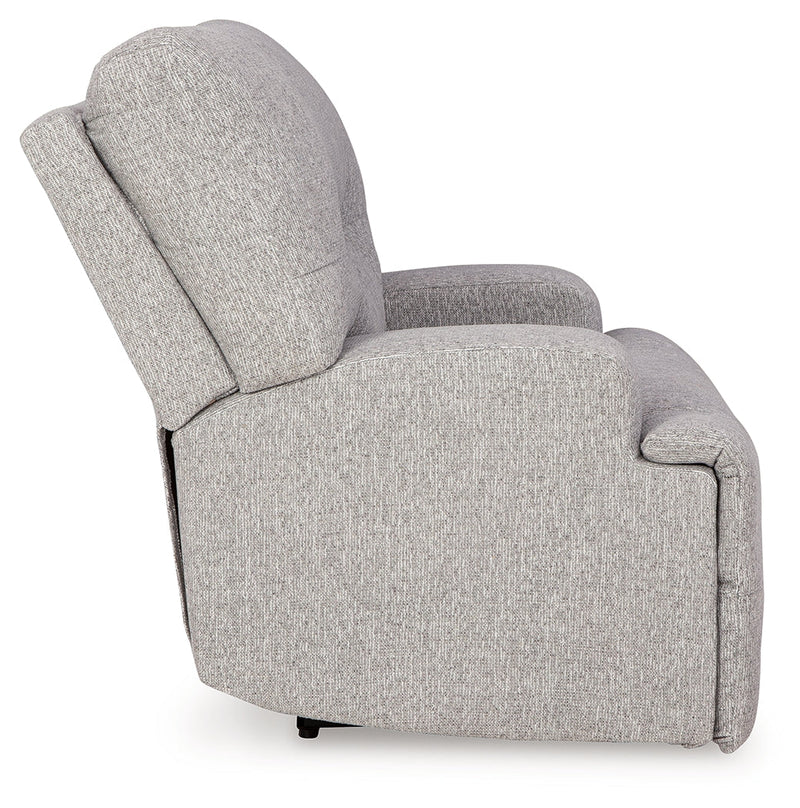 Acklen Place Pewter 6-Piece Power Reclining Sectional and Power Recliner from Ashley - Lara Furniture