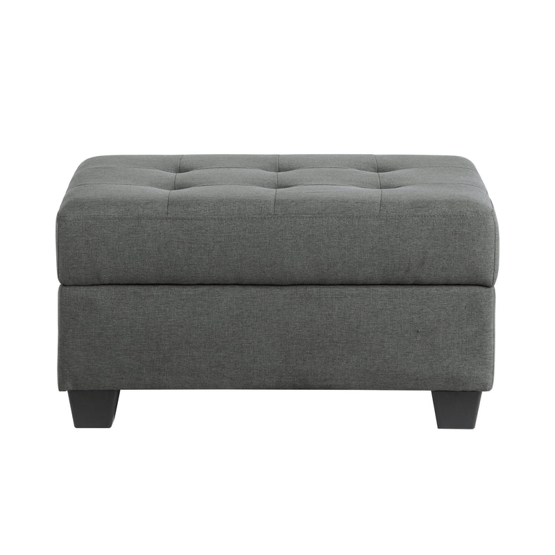 Dunstan Dark Gray Reversible Sectional - Lara FurnitureSectional