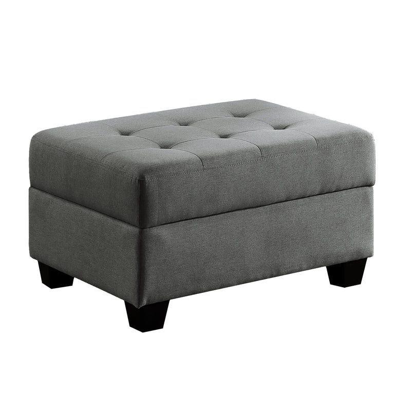Dunstan Dark Gray Reversible Sectional - Lara FurnitureSectional
