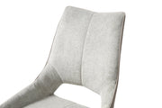 9368 Table Taupe with 1239 swivel beige chairs SET - p12874