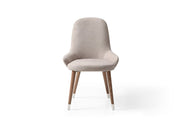 9368 Table Taupe With 1287 Chairs Set - Lara FurnitureDining Room Set