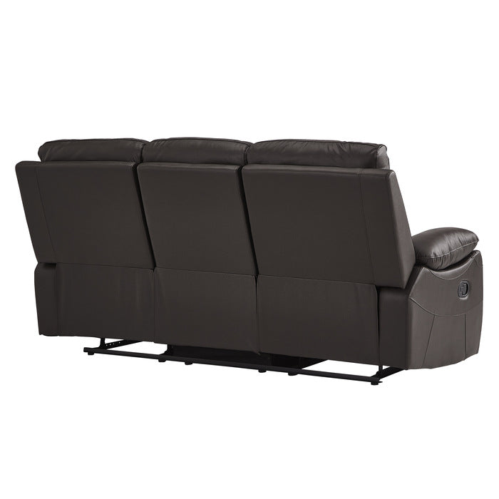 9368BRW*2 2pc Set: Sofa, Love - 9368BRW*2