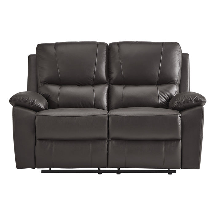9368BRW*2 2pc Set: Sofa, Love - 9368BRW*2