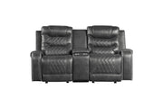 Putnam Gray Reclining Living Room Set - Lara FurnitureLiving Room Set