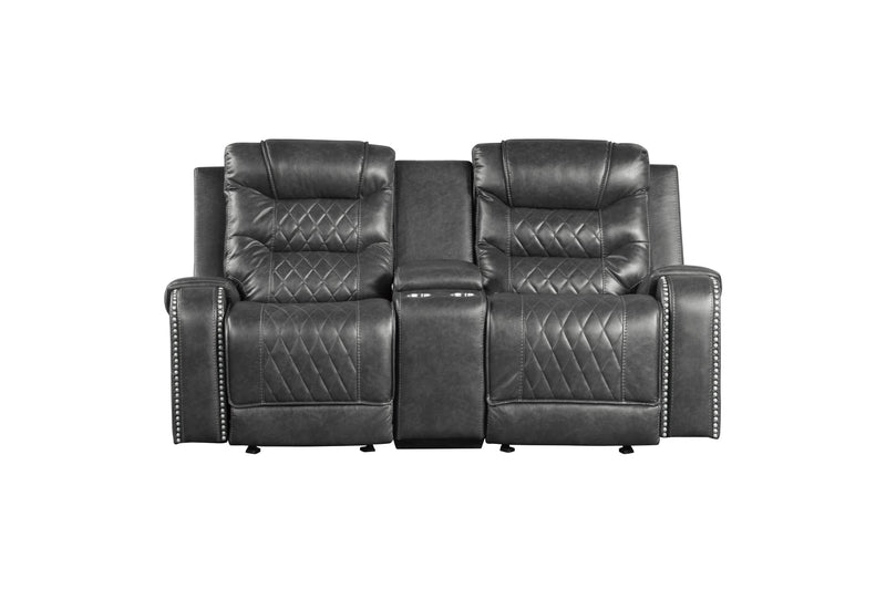 Putnam Gray Reclining Living Room Set - Lara FurnitureLiving Room Set