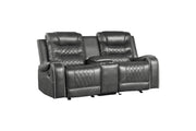 Putnam Gray Reclining Living Room Set - Lara FurnitureLiving Room Set