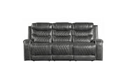 Putnam Gray Reclining Living Room Set - Lara FurnitureLiving Room Set