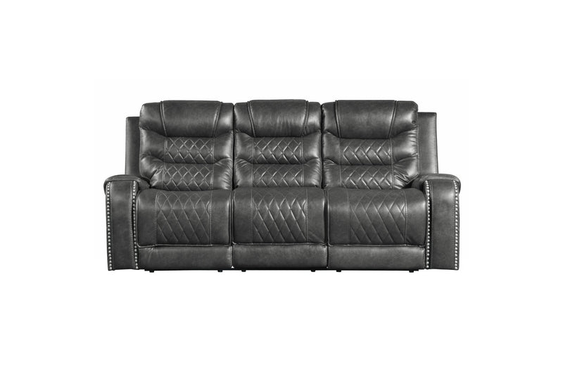 Putnam Gray Reclining Living Room Set - Lara FurnitureLiving Room Set