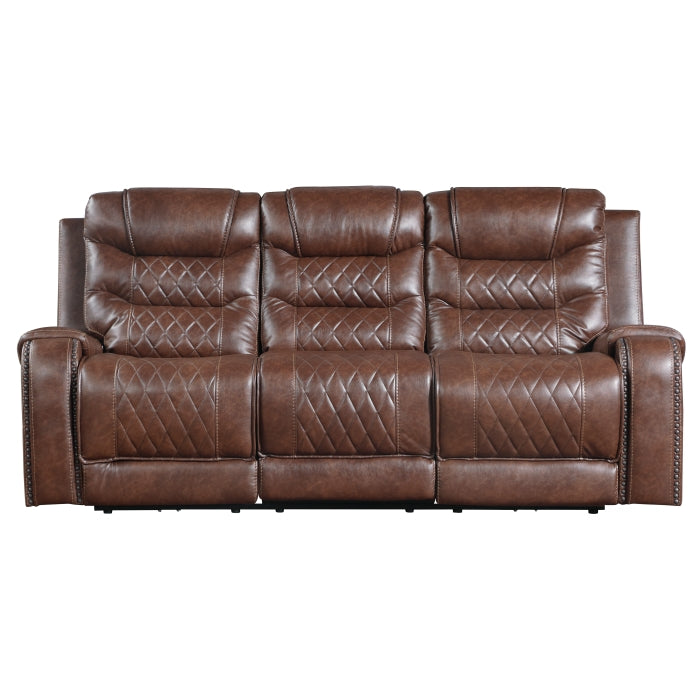 9405BR*2PW 2pc Set: Sofa, Love (Power) - 9405BR*2PW