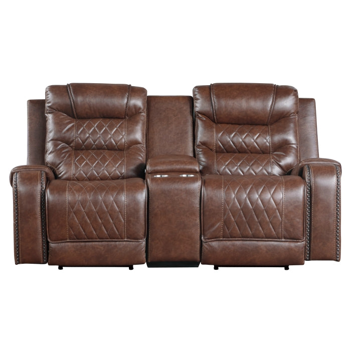 9405BR*2PW 2pc Set: Sofa, Love (Power) - 9405BR*2PW