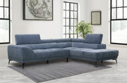 Ashland Blue RAF Sectional - Lara FurnitureSectional