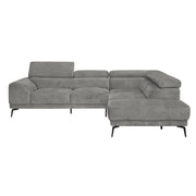 Ashland Gray RAF Sectional - Lara FurnitureSectional