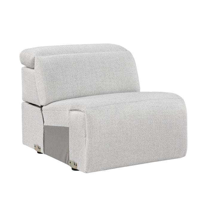 9455CLD*7LRRRPWH (7)7-Piece Modular Power Reclining Sectional with Power Headrests - 9455CLD*7LRRRPWH
