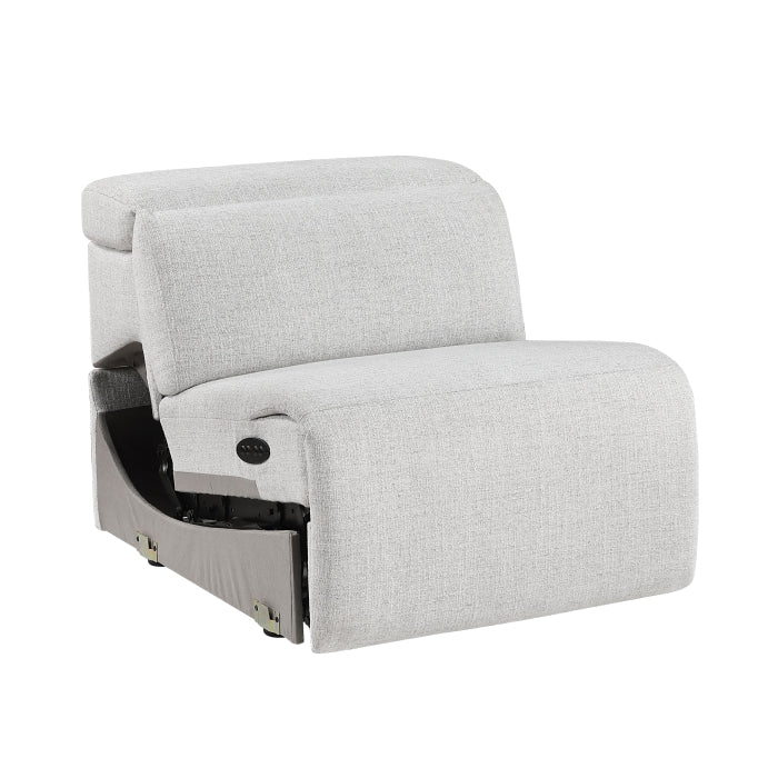 9455CLD*7LRRRPWH (7)7-Piece Modular Power Reclining Sectional with Power Headrests - 9455CLD*7LRRRPWH