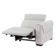 9455CLD*7LRRRPWH (7)7-Piece Modular Power Reclining Sectional with Power Headrests - 9455CLD*7LRRRPWH