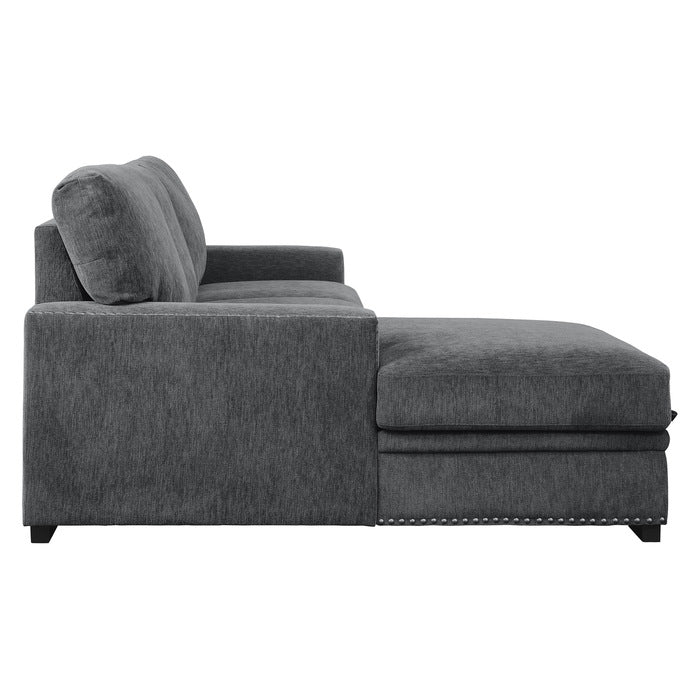 9468CC*2LC2R (2)2-Piece Sectional with Pull-out Bed and Left Chaise with Hidden Storage - 9468CC*2LC2R