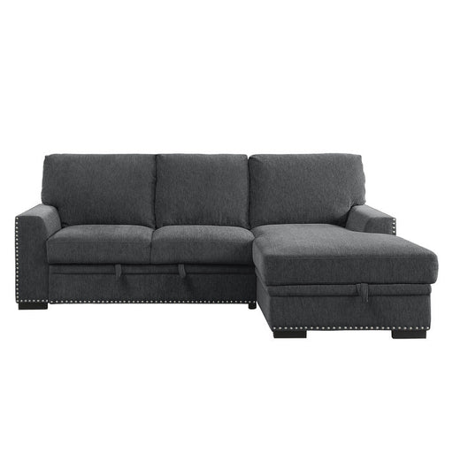 9468CC*2RC2L (2)2-Piece Sectional with Pull-out Bed and Right Chaise with Hidden Storage - 9468CC*2RC2L
