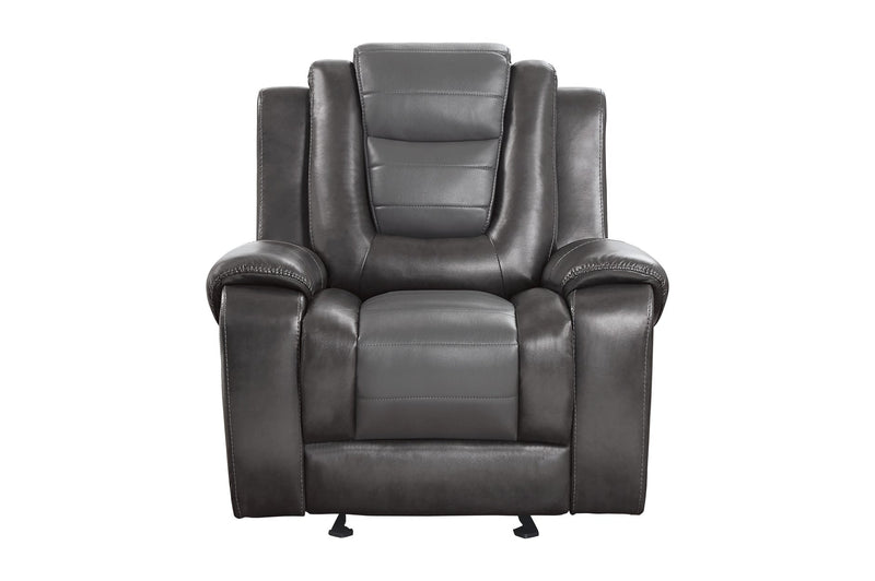 Briscoe Gray Reclining Living Room Set - Lara FurnitureLiving Room Set