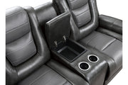 Briscoe Gray Reclining Living Room Set - Lara FurnitureLiving Room Set