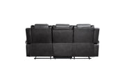 Briscoe Gray Reclining Living Room Set - Lara FurnitureLiving Room Set