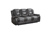 Briscoe Gray Reclining Living Room Set - Lara FurnitureLiving Room Set