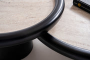 950 Black Travertine 3 Pc Coffee Table Set - Lara FurnitureCoffee Table