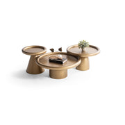 950 Gold 3 Pc Coffee Table Set - Lara FurnitureCoffee Table