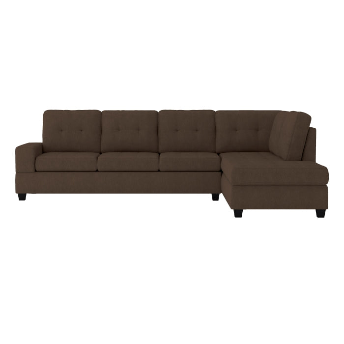 9507CHC*SC (2)2-Piece Reversible Sectional with Drop-Down Cup Holders - 9507CHC*SC