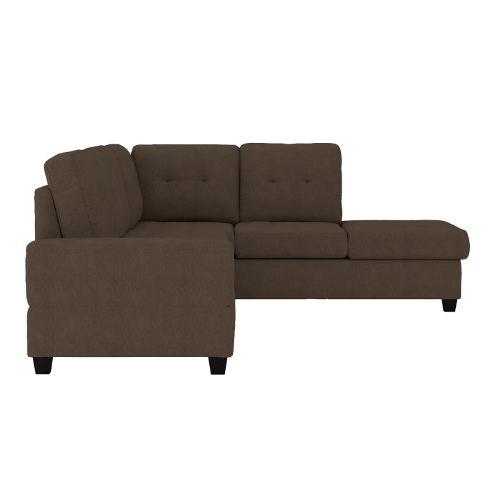 9507CHC*SC (2)2-Piece Reversible Sectional with Drop-Down Cup Holders - 9507CHC*SC