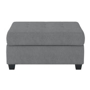 9507DGY-4 Storage Ottoman - 9507DGY-4