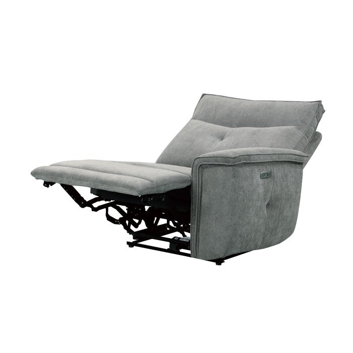 9509DG-2CNPWH* (3)Power Double Reclining Love Seat with Center Console, Power Headrests and USB Ports - 9509DG-2CNPWH*
