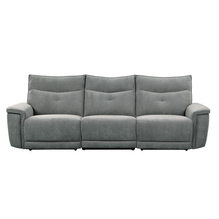 9509DG-3PWH* (3)Power Double Reclining Sofa with Power Headrests and USB Ports - 9509DG-3PWH*