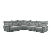 9509DG*6LRRR (6)6-Piece Modular Reclining Sectional - 9509DG*6LRRR