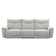 9509MGY-3PWH* (3)Power Double Reclining Sofa with Power Headrests - 9509MGY-3PWH*