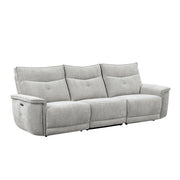 9509MGY-3PWH* (3)Power Double Reclining Sofa with Power Headrests - 9509MGY-3PWH*