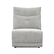 9509MGY*6LR5R (6)6-Piece Modular Reclining Sectional with Right Chaise - 9509MGY*6LR5R