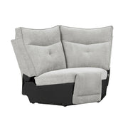 9509MGY*6LR5R (6)6-Piece Modular Reclining Sectional with Right Chaise - 9509MGY*6LR5R