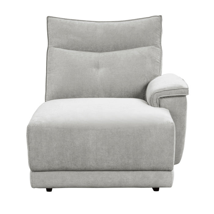 9509MGY*6LR5R (6)6-Piece Modular Reclining Sectional with Right Chaise - 9509MGY*6LR5R