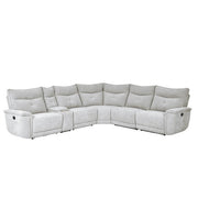 9509MGY*6LRRR (6)6-Piece Modular Reclining Sectional - 9509MGY*6LRRR