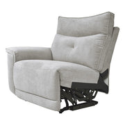 9509MGY*6LRRRPWH (6)6-Piece Modular Power Reclining Sectional with Power Headrests and USB Ports - 9509MGY*6LRRRPWH
