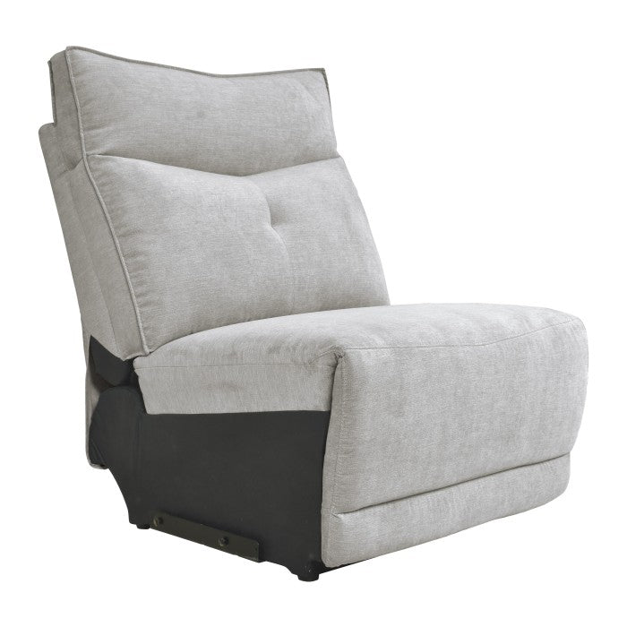 9509MGY*6LRRRPWH (6)6-Piece Modular Power Reclining Sectional with Power Headrests and USB Ports - 9509MGY*6LRRRPWH
