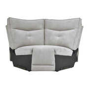 9509MGY*6LRRRPWH (6)6-Piece Modular Power Reclining Sectional with Power Headrests and USB Ports - 9509MGY*6LRRRPWH