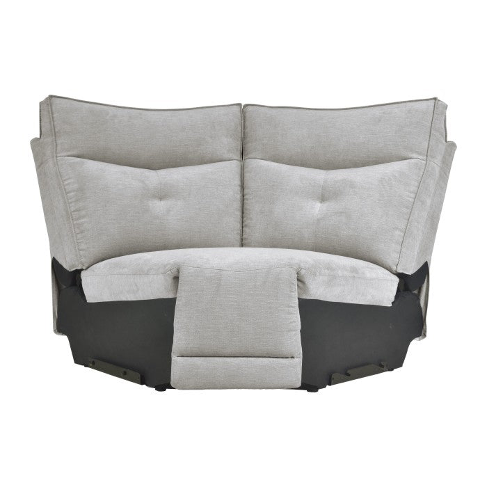 9509MGY*6LRRRPWH (6)6-Piece Modular Power Reclining Sectional with Power Headrests and USB Ports - 9509MGY*6LRRRPWH