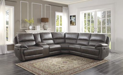 Knoxville Brown LAF Reclining Sectional - Lara FurnitureSectional