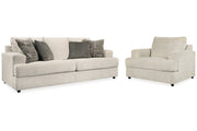 Soletren Stone Sofa and Oversized Chair -  Ashley - Lara Furniture