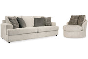 Soletren Stone Sofa and Chair -  Ashley - Lara Furniture